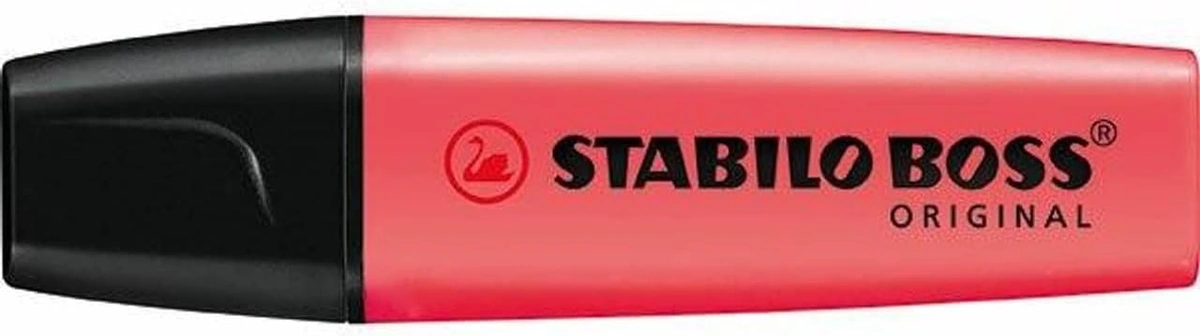 Stabilo قلم هايلايتر- أحمر