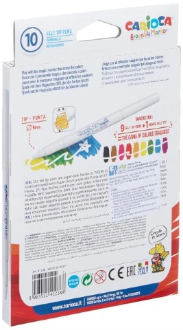 Carioca  أقلام فلوماستر - 10 الوان