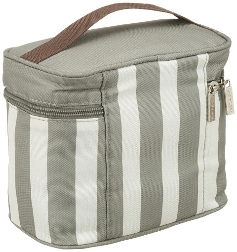 ‎Lock & Lock طقم لانش بوكس 3 قطع مع لانش باج - رمادي/أبيض