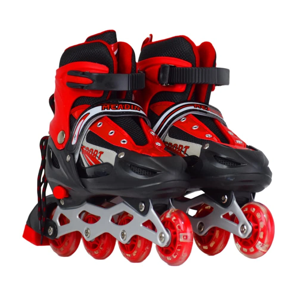 Carol جزمة باتيناج - أسود/أحمر - ‎SRW - 005