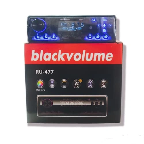 ‎Blackvolume راديو سياره - 200 وات - أسود - Ru477