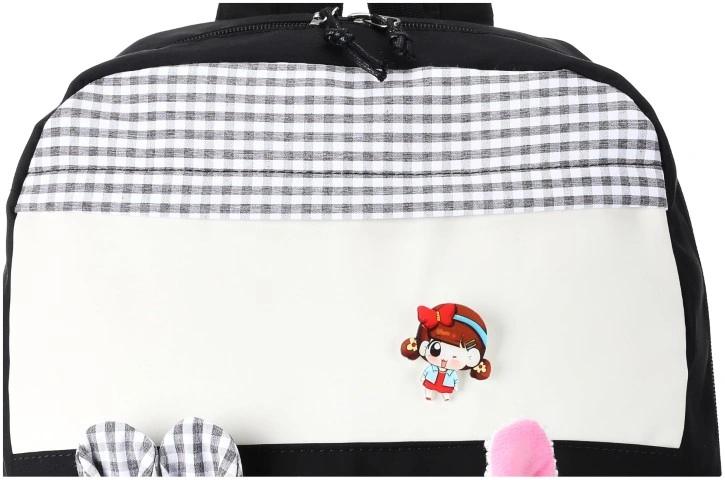 شنطة ظهر للجنسين - أسود/أبيض - MOT - 177