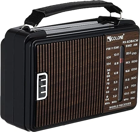 Golone راديو كلاسيك كهربائي صغير - اسود