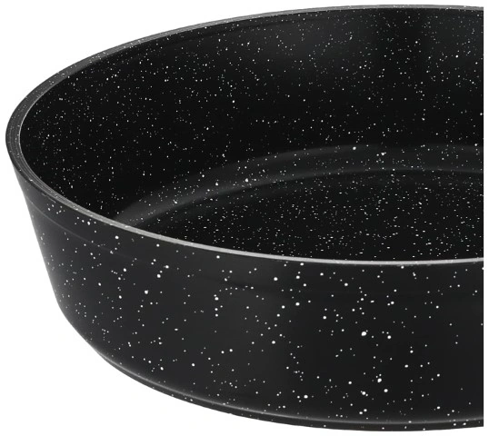 ‎Top Chef صينية جرانيت - 30 سم - أسود