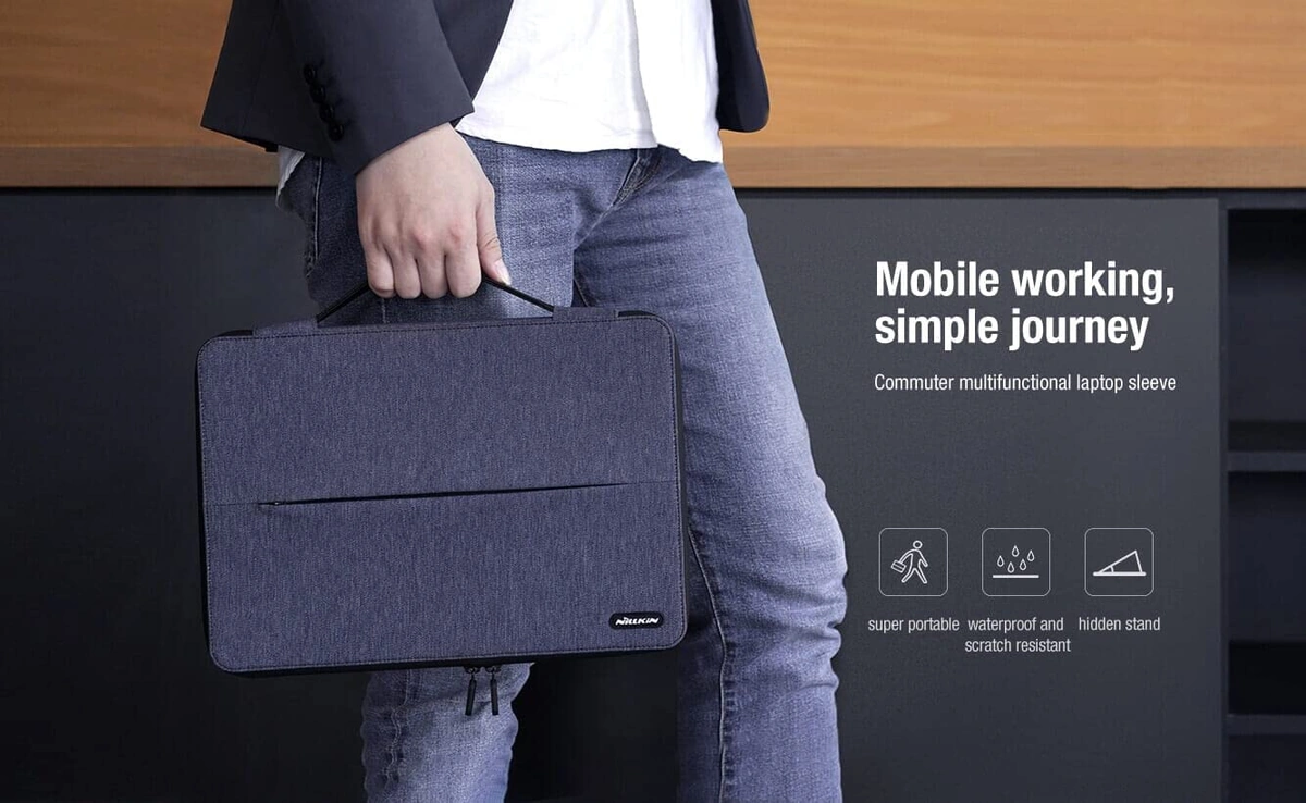 Nillkin حافظة لابتوب محموله 16.1 بوصه - رمادي - ComMulti16-Blk