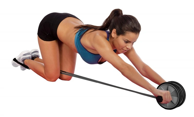 Body Sculpture عجلة التمرين المزدوجة باستك - أسود/برتقالي - BB-705