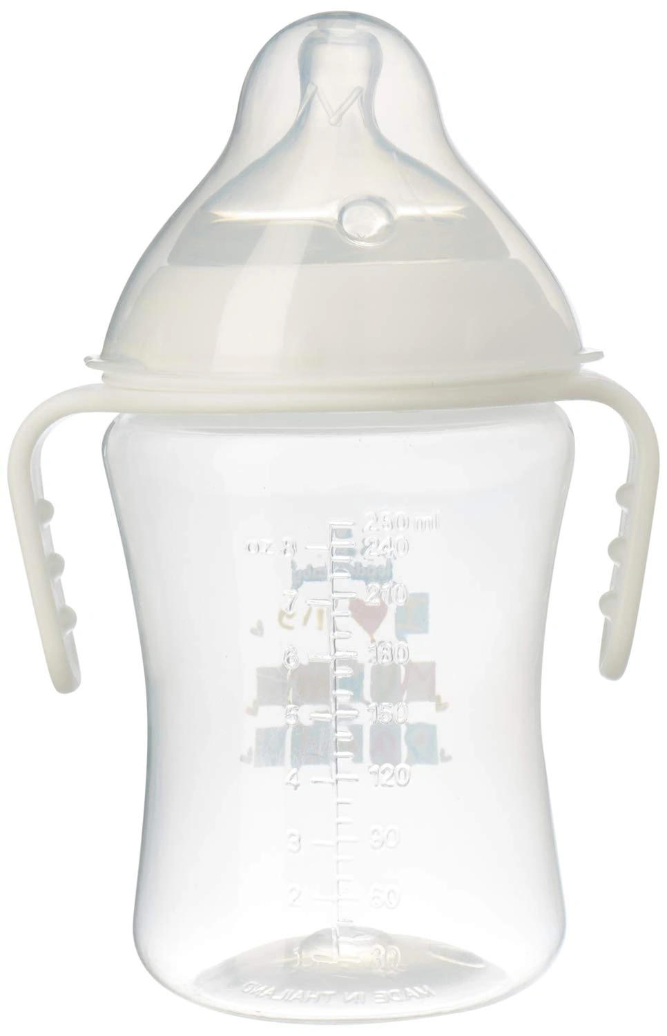 ببرونه بمقابض - 250 مل - أبيض