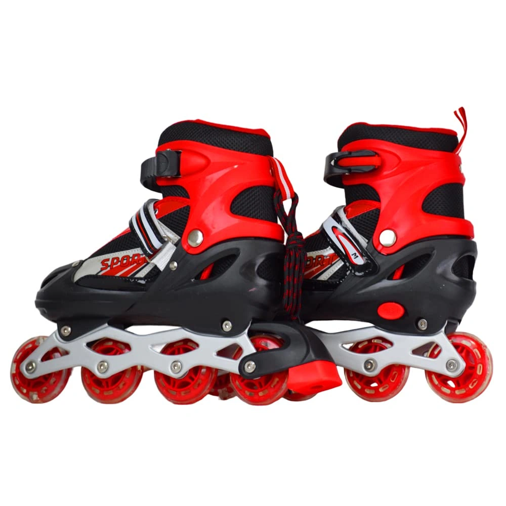 Carol جزمة باتيناج - أسود/أحمر - ‎SRW - 005