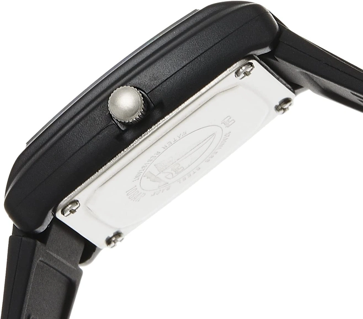 ساعة حريمي - 21 ملم - أسود/أبيض - VP31J002Y