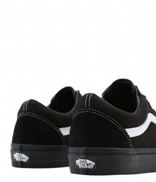 Vans جزمة شمواه للجنسين - اسود/ابيض VN0A3WKT5WU1