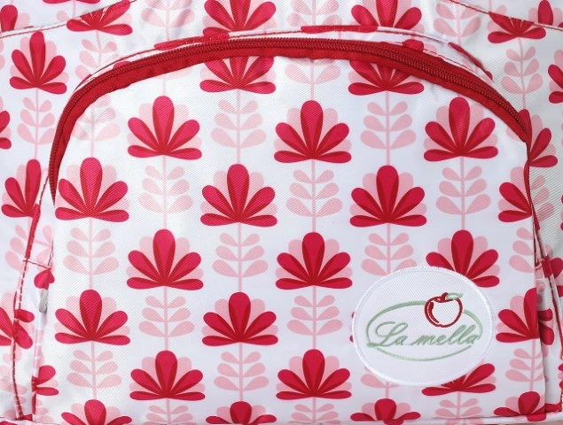 La Mella حقيبة حفاضات للام - أحمر - 9946