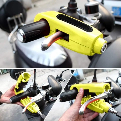 قفل ضد السرقة للعجل - أصفر