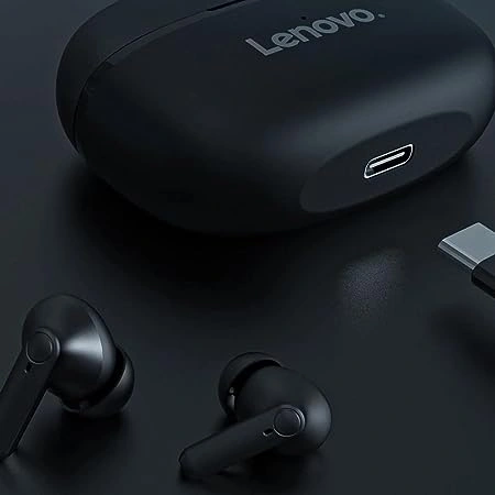 Lenovo سماعه بلوتوث ضد المياه - أسود - HT05