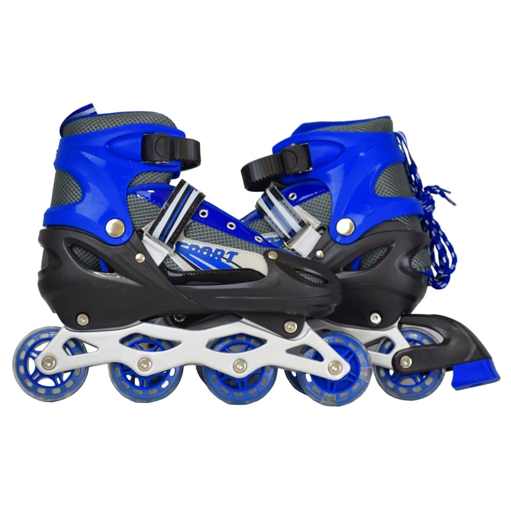 Carol جزمة باتيناج بعجلات مضيئه - أزرق/أسود - ‎SRW - 007