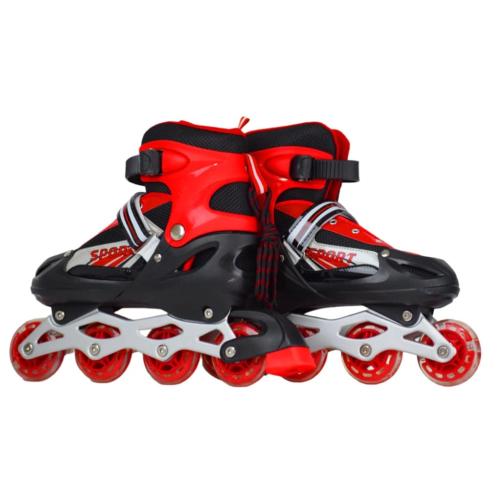 Carol جزمة باتيناج - أسود/أحمر - ‎SRW - 005