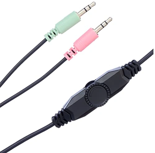 Sades سماعة فوق الاذن بسلك - ابيض/ اسود - Sa-701