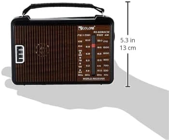 Golone راديو كلاسيك كهربائي صغير - اسود