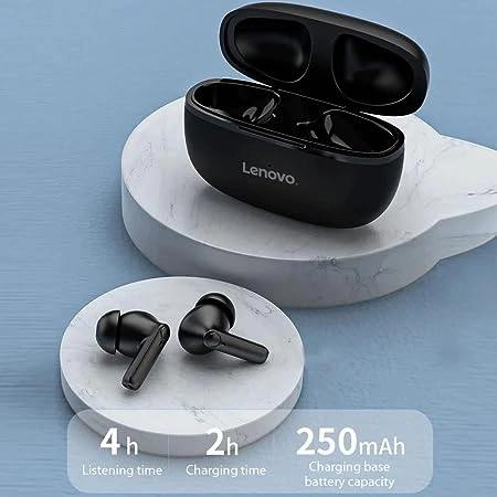 Lenovo سماعه بلوتوث ضد المياه - أسود - HT05