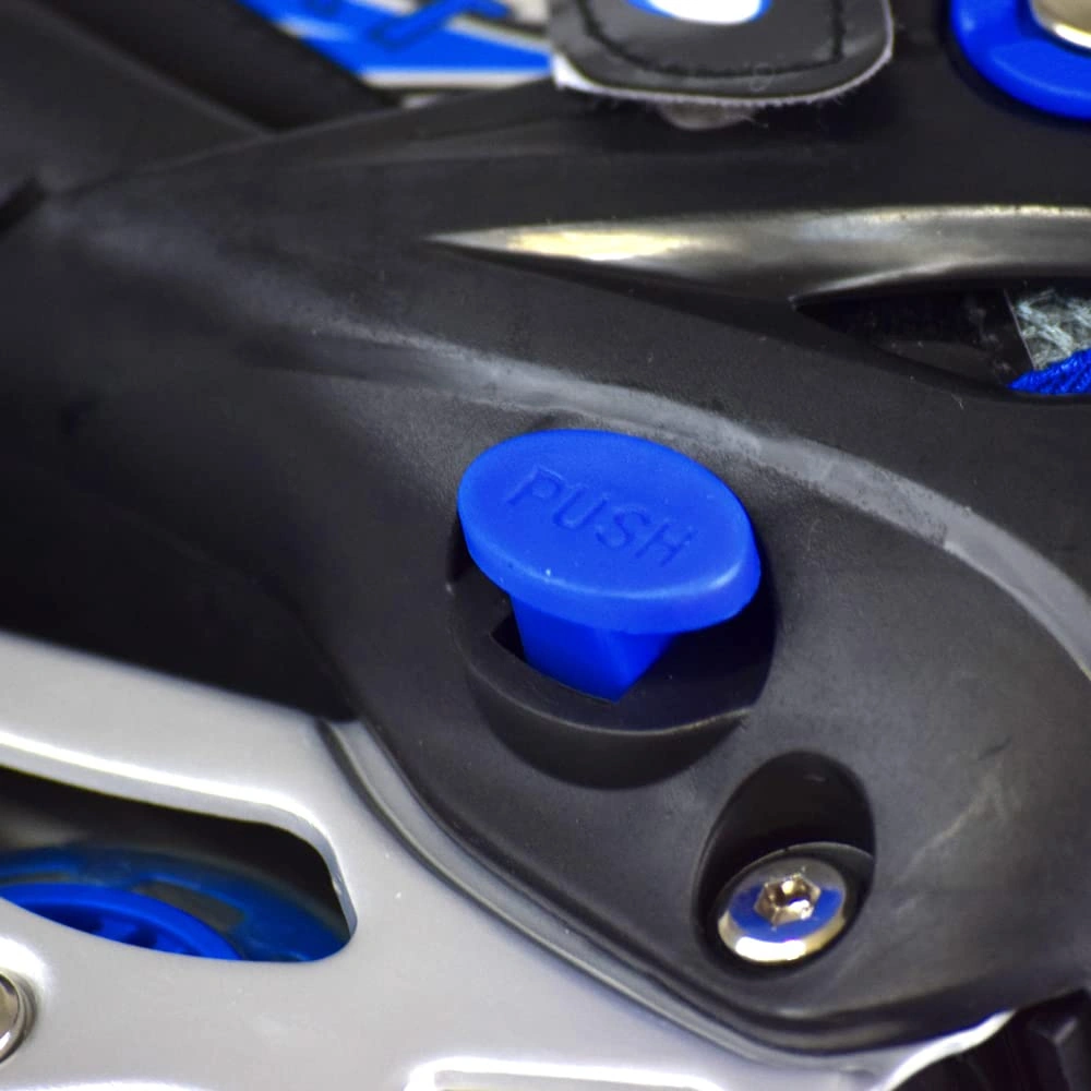 Carol جزمة باتيناج بعجلات مضيئه - أزرق/أسود - ‎SRW - 007