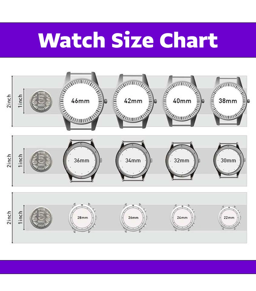 ساعة كاجوال حريمي - 30 ملم - أسود/أبيض - VP34J002Y