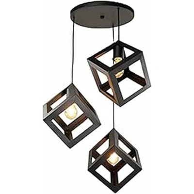 نجفة دلاية ثلاثية مودرن - اسود