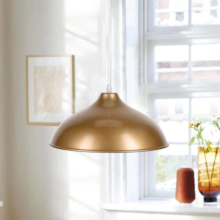 وحدة إضاءه مودرن للسقف - ذهبي