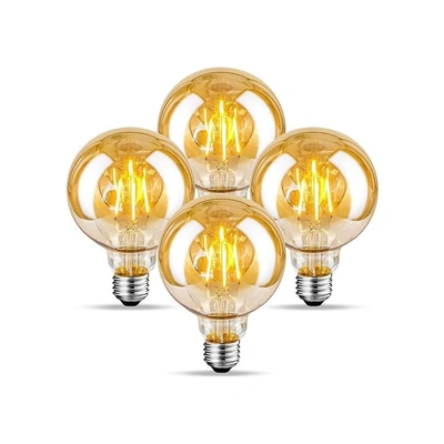 لمبات ليد ديكور شكل كرة - 4 وات - 4 لمبات