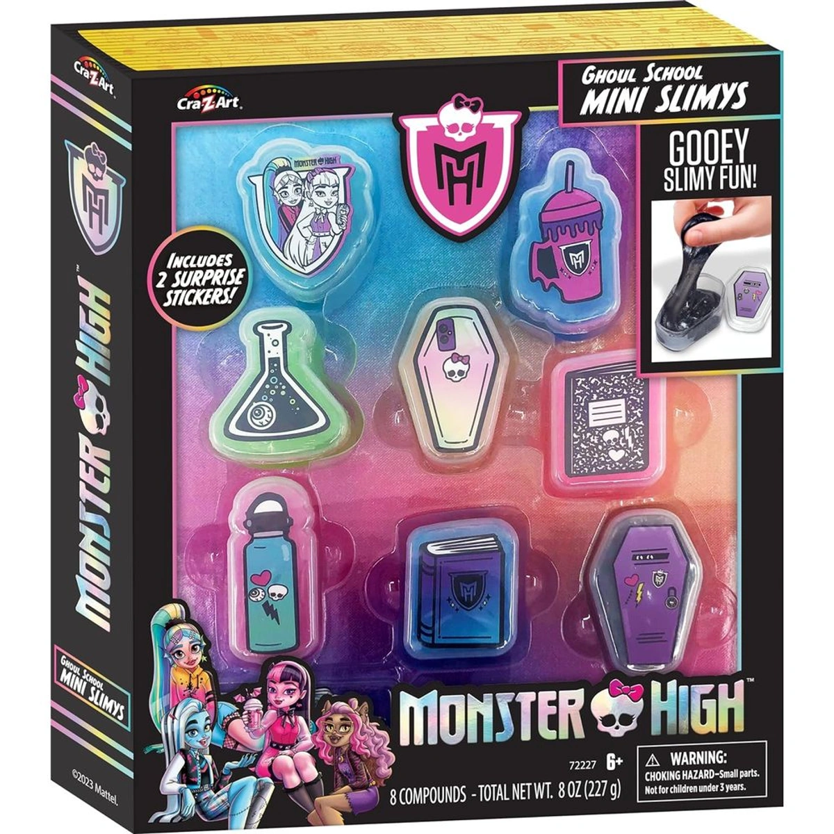 Monster High 8-Piece Slime Pack 72227INT-6