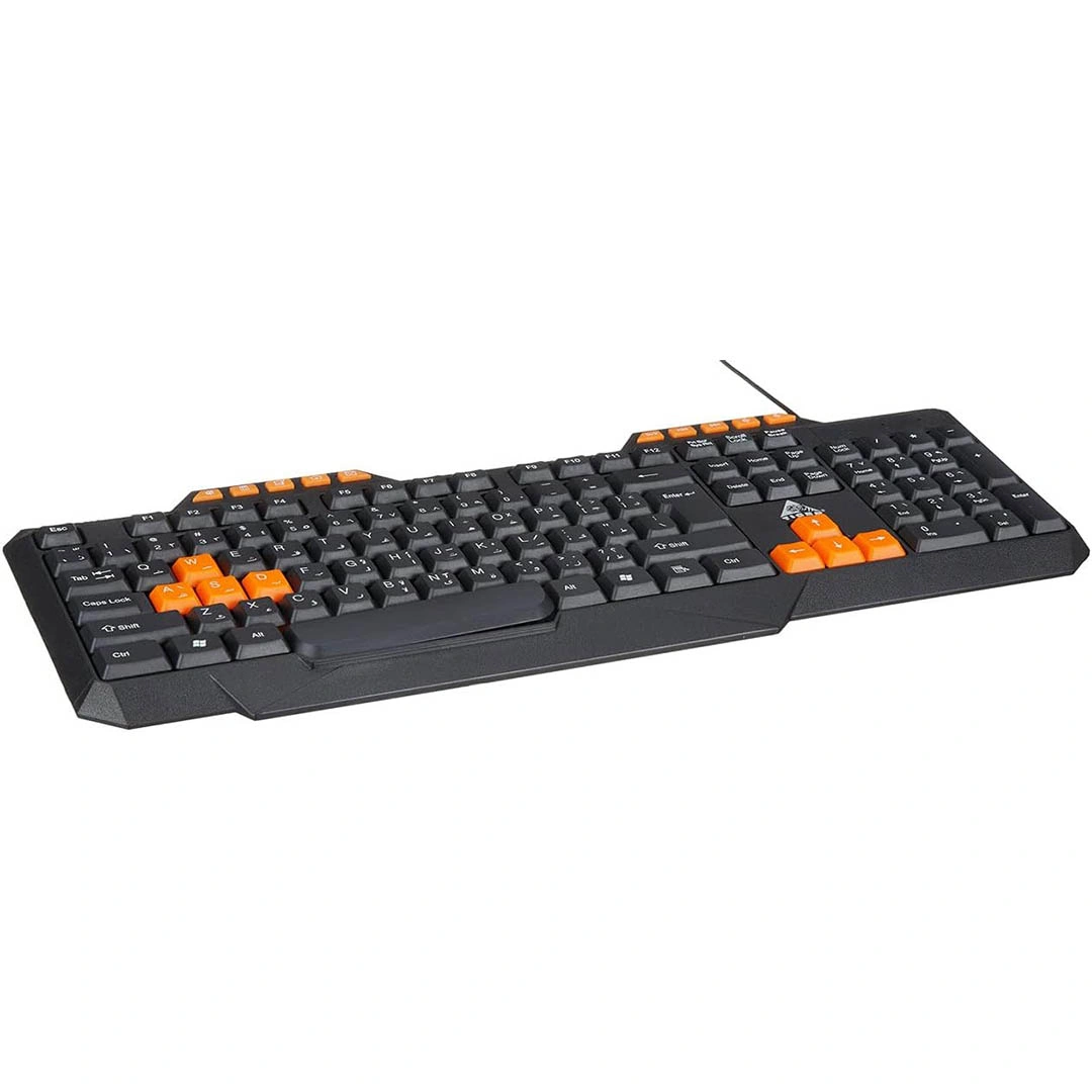 E-WKM3037  كيبورد و ماوس سلكية - أسود