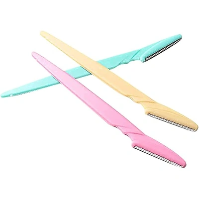 شفرات حلاقة الوجه والحواجب بدقة - 3 قطع