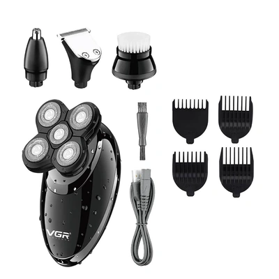 V-302 ماكينة حلاقة قابلة للشحن - أسود