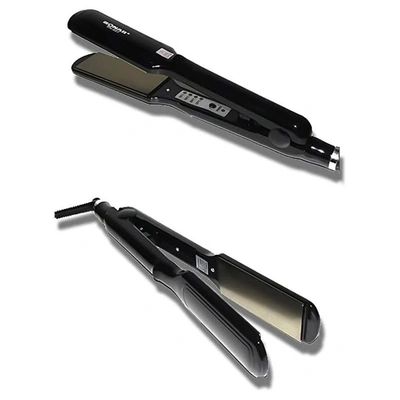 SN823 مكواة فرد الشعر - أسود