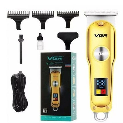 ماكينة حلاقة الشعر القابلة لإعادة الشحن للرجال - ذهبي