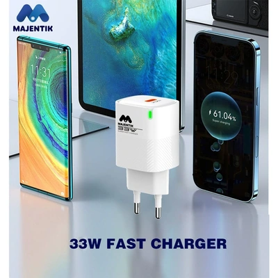 MC-003 رأس شاحن سريع - 33 وات - أبيض