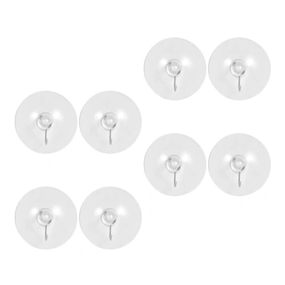 خطاف أكواب شفط - قطعه واحدة - شفاف