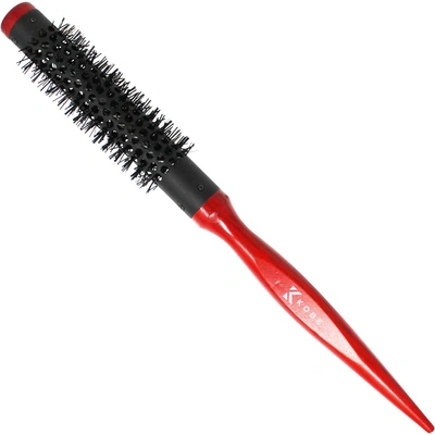 فرشاة شعر للتصفيف الأحترافي - مقاس 4 و مقاس 1 - احمر