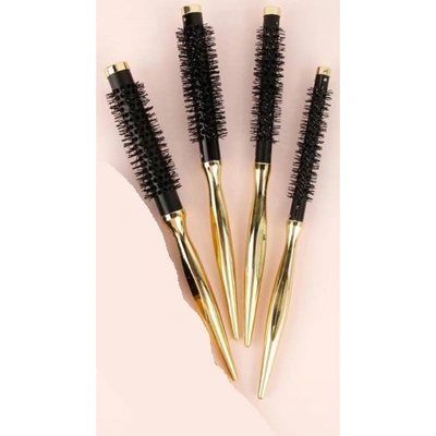 فرشاة مجفف شعر - 4 قطع - ذهبي
