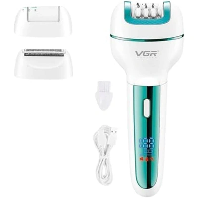 ماكينة إزالة الشعر للنساء في جي ار - أخضر - V-732