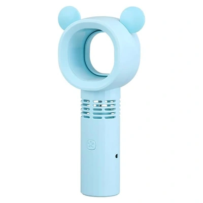 مروحة جيب محمولة قابلة للشحن - صغيرة الحجم - لبني