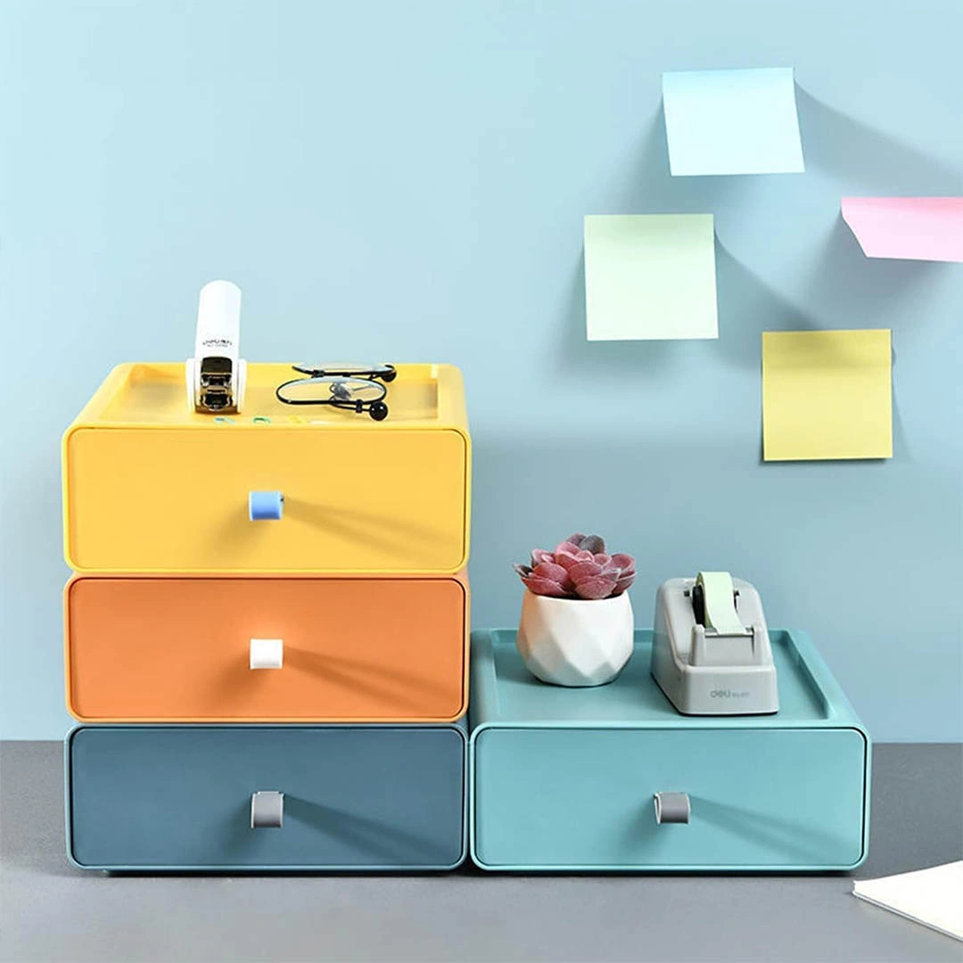 أدراج تخزين منفصله بلاستيك - 4 أدراج