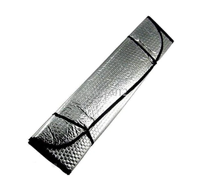 شماسة امامية للسيارة قابلة للطي - فضي