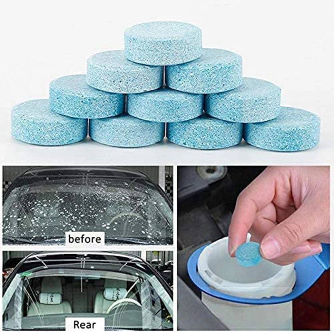 اقراص تنظيف زجاج السيارة - 5 اقراص