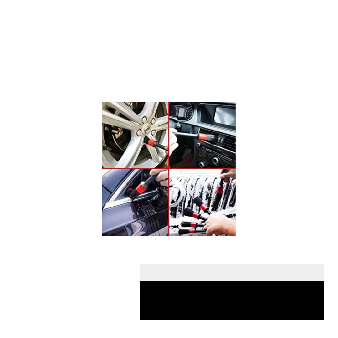 مجموعة فرش لتنضيف العربيه - 5 قطع