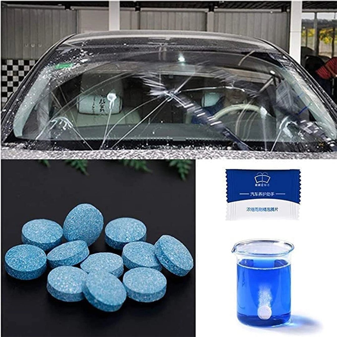 اقراص تنظيف زجاج السيارة - 5 اقراص