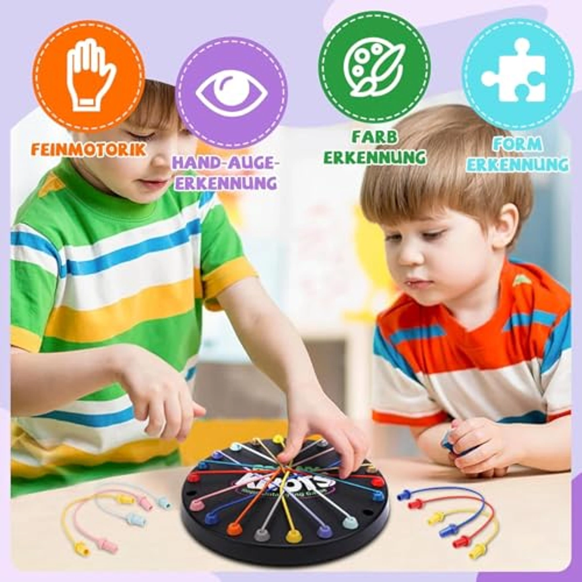 لعبة تحدي عقدة الحبل - 2-4 لاعبين - 28 سم