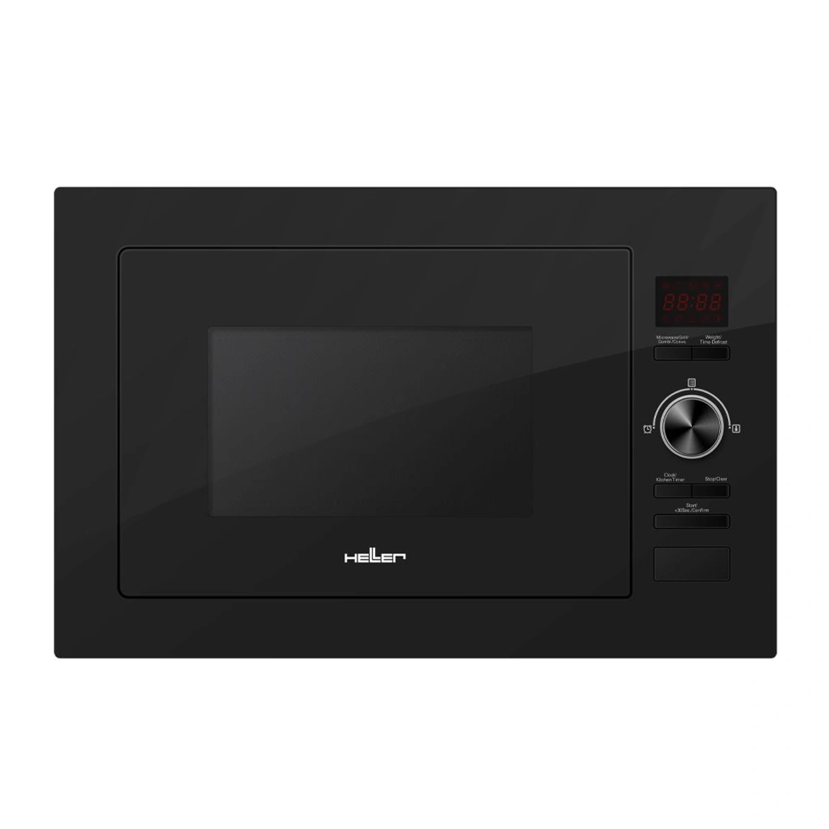 ميكروويف هيلر بلت إن ديجيتال - 25 لتر - 900 وات 8 قوائم - أسود - HMBN-25G-BK