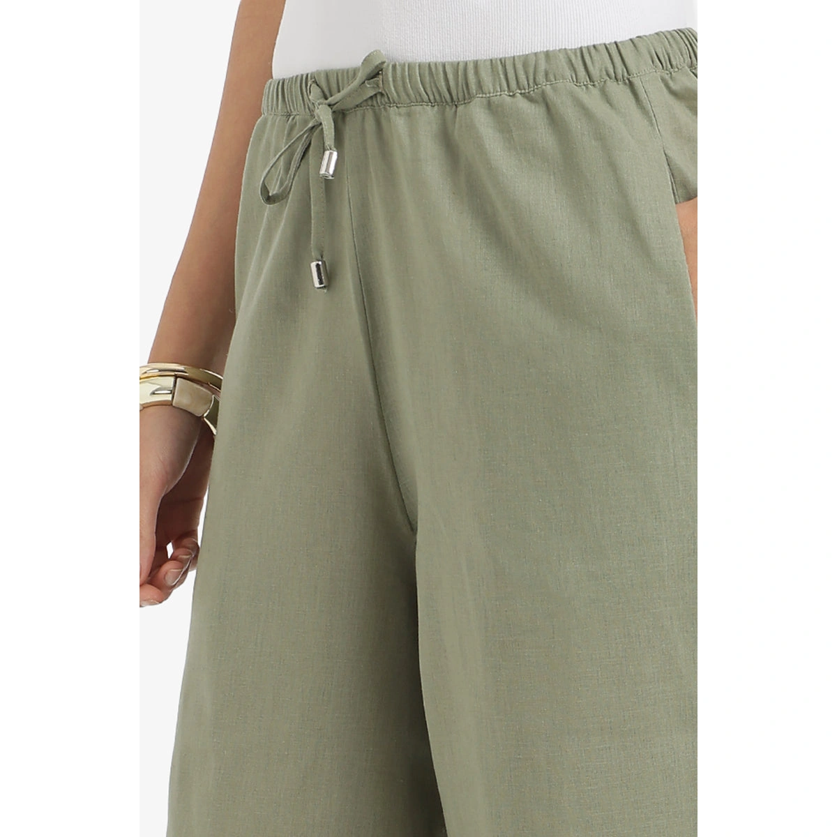 بنطلون لاونج واسع حريمي بولي أميد من كارينا 58705