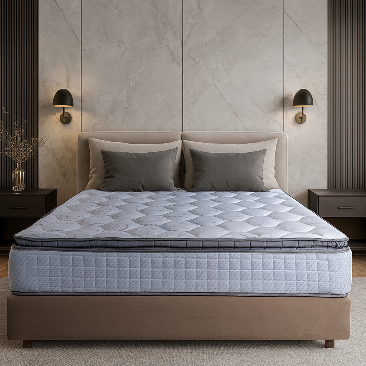 مرتبة ألدورا سولو سوست متصلة - ١٨٠ * ١٩٥ سم - ارتفاع ٢9 سم