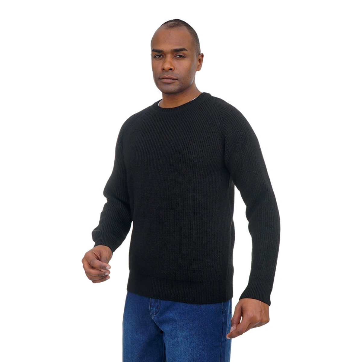 بلوفر صوف رجالي رقبة دائرية - 108010028