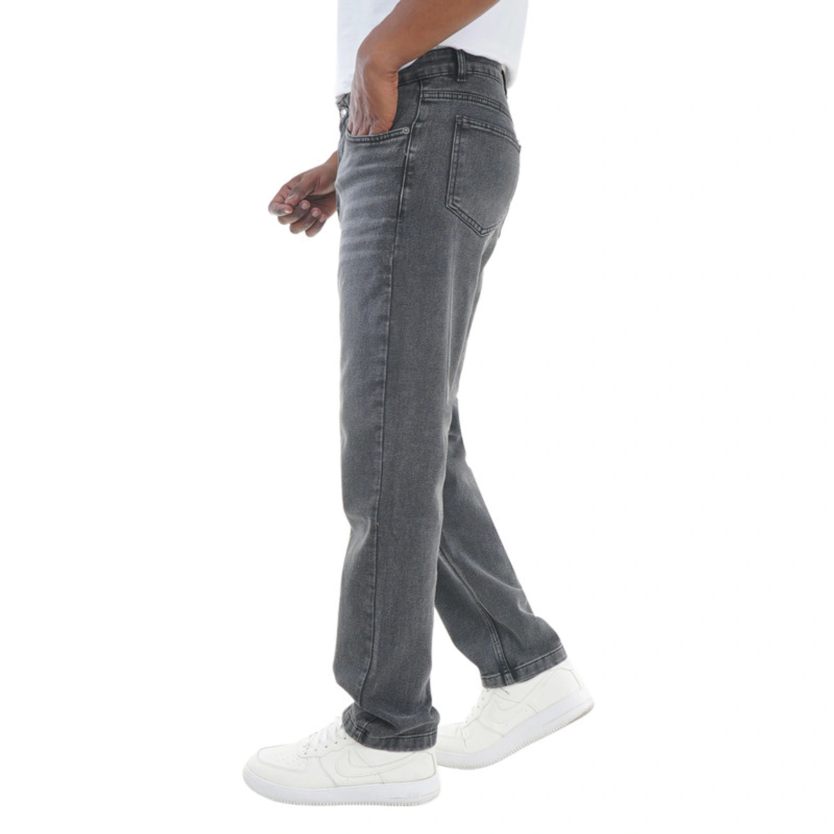 بنطلون جينز بقصة عادية رجالي - 101020007